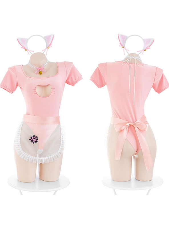 cat-pink-maid-costumes-2 cute maid cosplay
