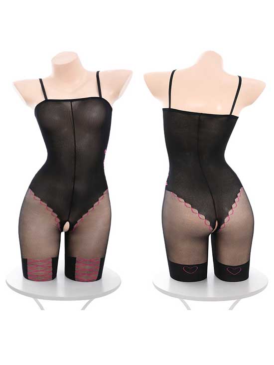 cute-mesh-kiss-bodysuit-3 lingerie bodysuit
