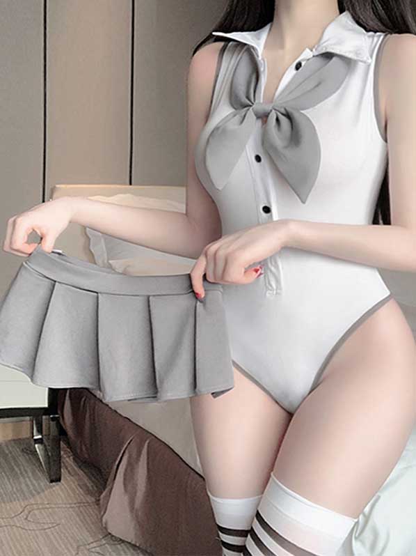 gray-jk-dress-suit-3 sexy student playing with skirt