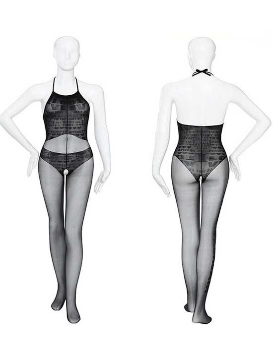 hollow-halter-mesh-bodysuit-2 sexy lingerie