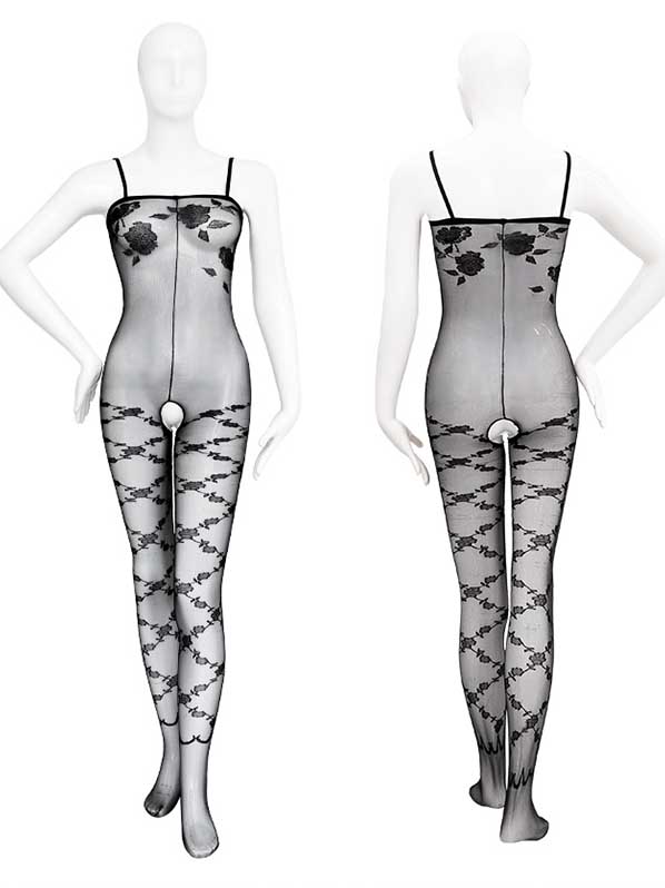 rose-printed-mesh-bodysuit-2 fishnet nude