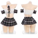 sweet-jk-suit-2 sexy student playing with skirt