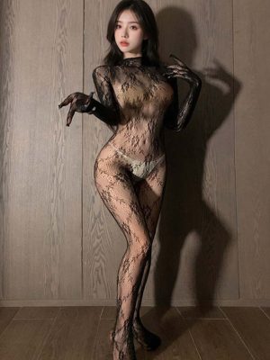 vintage-printed-bodysuit-1 sexy lingerie