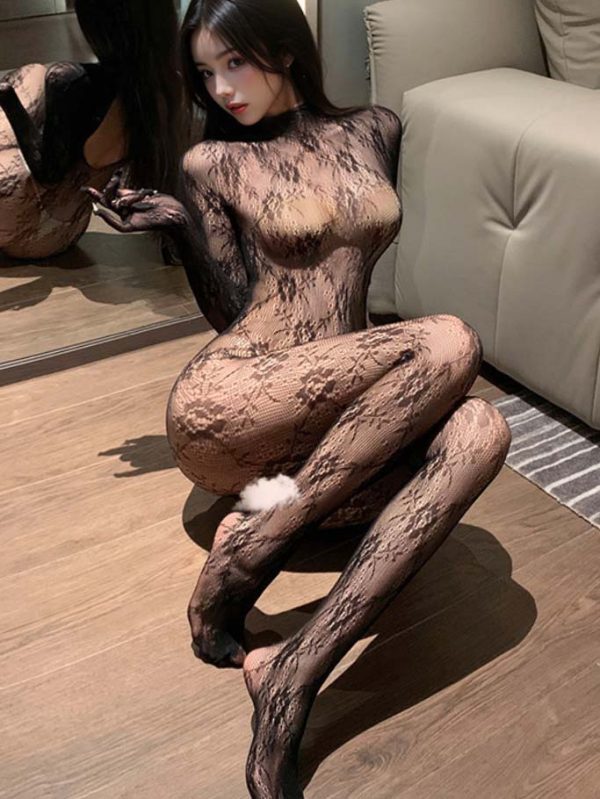 vintage-printed-bodysuit-3 sexy lingerie