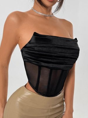 black-ruffled-tube-top-4 nightclub wear