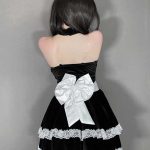 bunny-cosplay-black-lace-dress-suit-5 bunny cosplay costumes