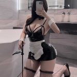 bunny-cosplay-pu-maid-suit-3 bunny cosplay