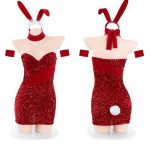 cosplay-bunny-glitter-dress-suit-2 bunny cosplay costumes