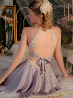 cute-lace-mesh-slip-3 blackless halter nightdress