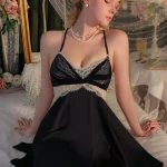 cute-lace-mesh-slip-4 blackless halter nightdress