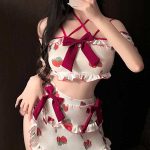cute-strawberry-dress-suit-2 Cute strawberry dress suit
