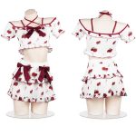 cute-strawberry-dress-suit-6 cute nightwear