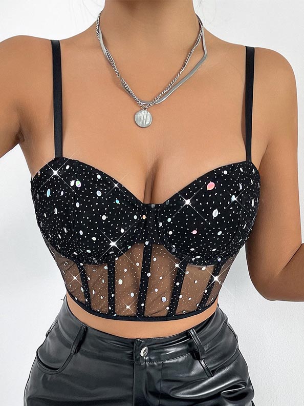 diamond-shining-mesh-top-3 diamond strap top