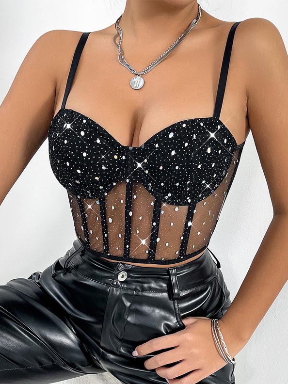 diamond-shining-mesh-top-4 diamond strap top