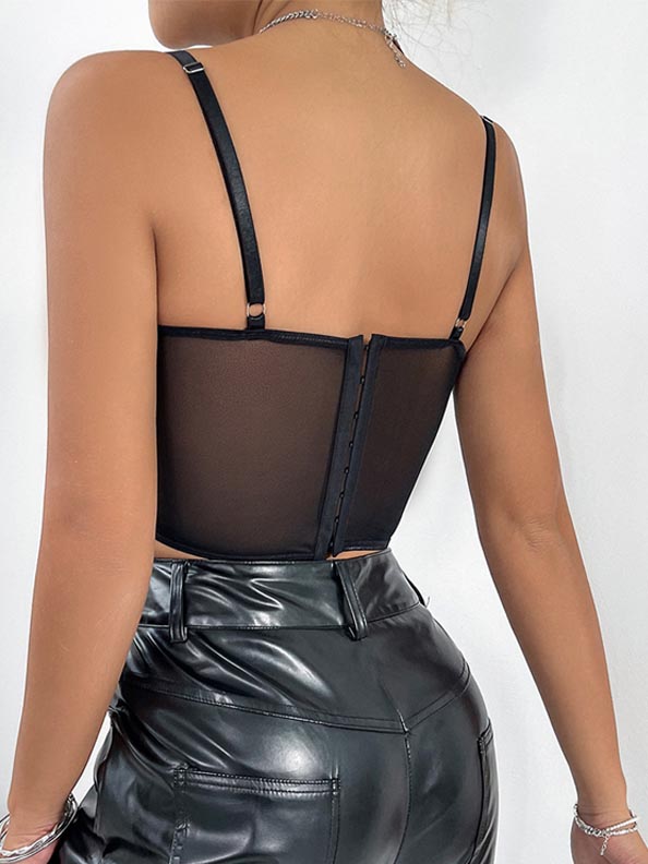 diamond-shining-mesh-top-5 diamond strap top