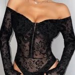 dragon-pattern-bodysuit-1 club outfit