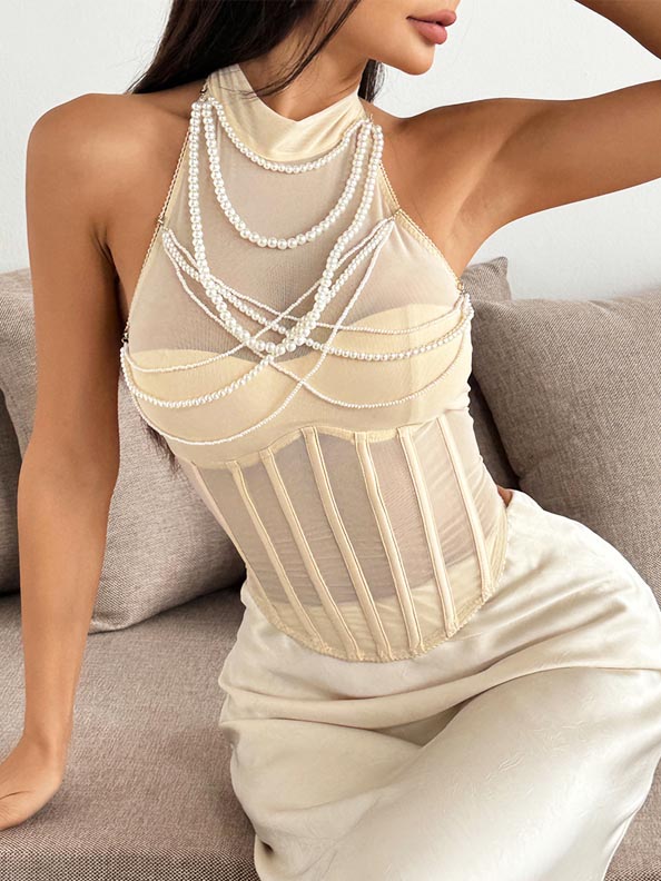 elegant-pearl-mesh-top-2 Elegant pearl mesh top B4079