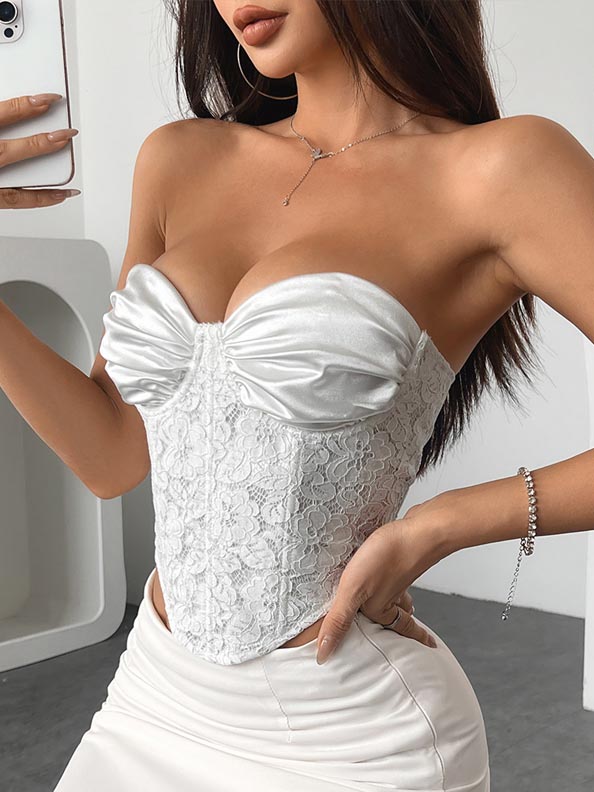 elegant-ruffled-tube-top-3 Elegant ruffled tube top B4065