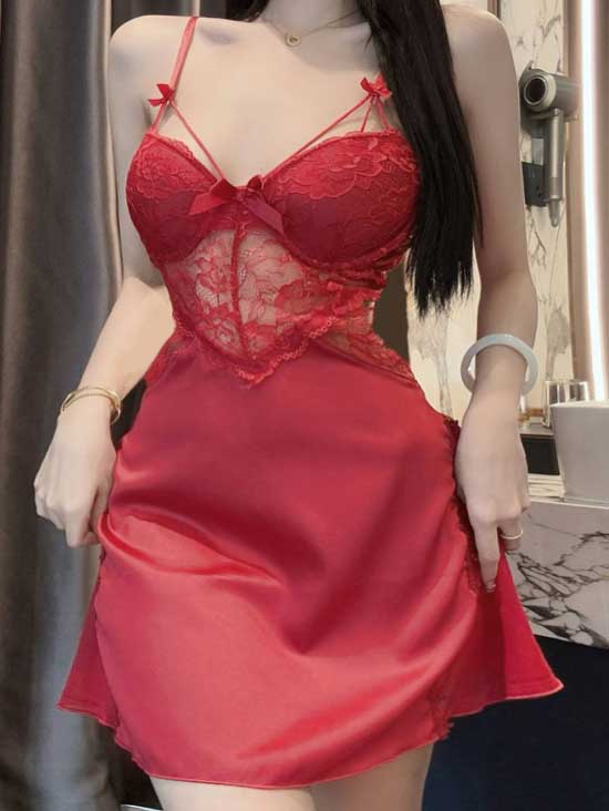 front-lace-soft-dress-3 mesh lingerie