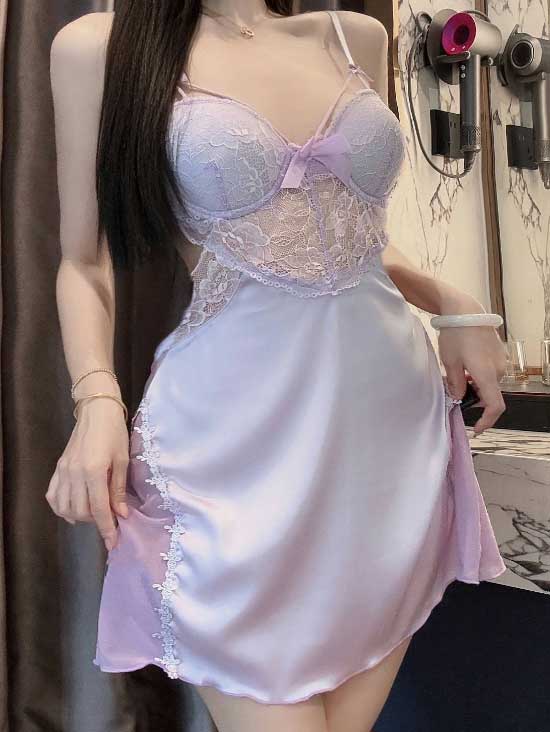 front-lace-soft-dress-5 mesh lingerie