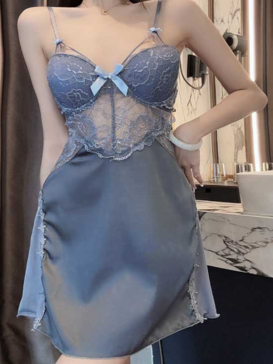 front-lace-soft-dress-6 mesh lingerie
