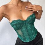 green-lace-tube-top-1 vintage lace tube top
