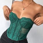 green-lace-tube-top-2 vintage lace tube top