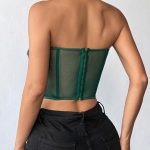 green-lace-tube-top-5 vintage lace tube top