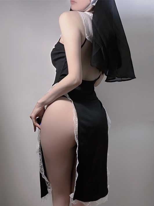 high-slit-nun-suit-4 nun cospaly sexy costumes