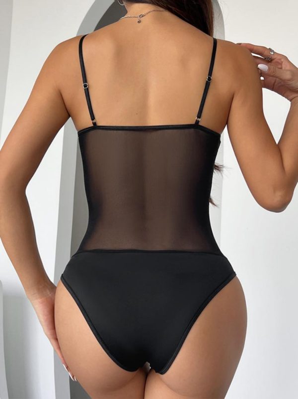 lace-mesh-with-bow-bodysuit-12 Lace mesh with bow bodysuit B4001