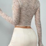 long-sleeve-lace-top-2 Long sleeves lace top B4005