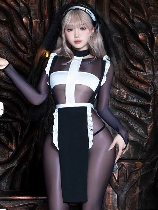 nun-cosplay-bodysuit-1 sexy nun cosplay