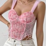 romantic-rose-mesh-top-3 cute sweet mesh lace sling top