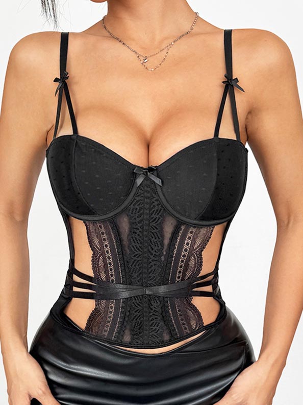 waist-hollow-lace-top-3 Waist hollow lace top B4041