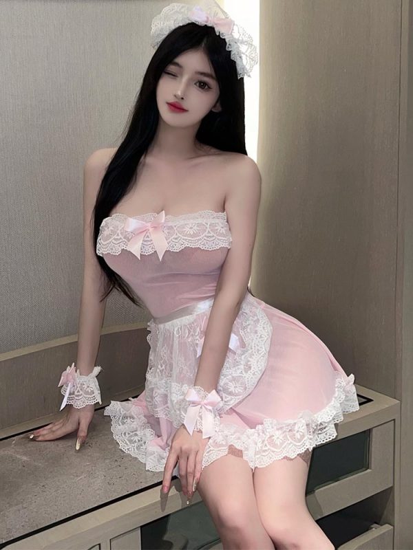 pink-lace-maid-cosplay-costumes-1 maid cosplay costumes