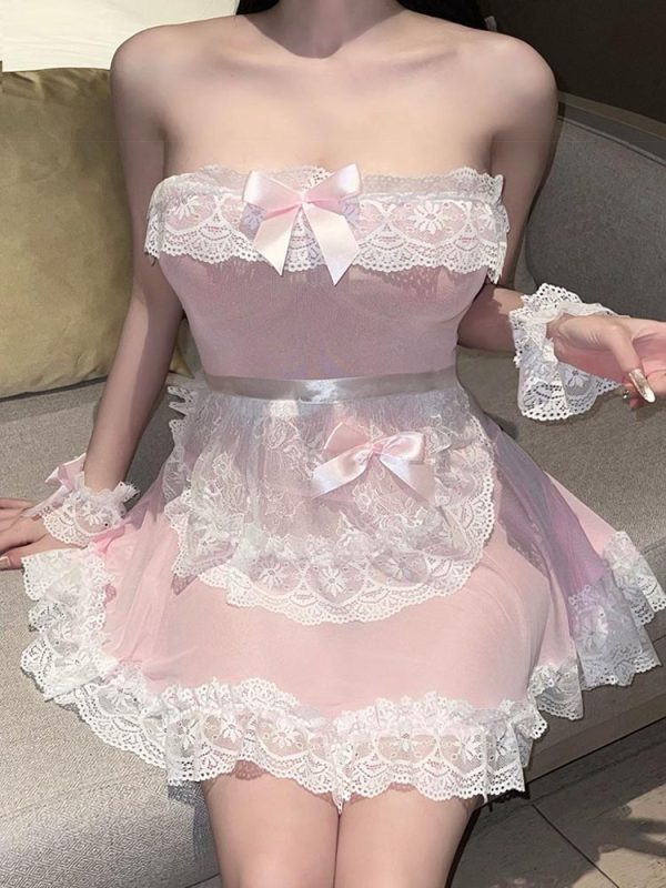 pink-lace-maid-cosplay-costumes-3 maid cosplay costumes