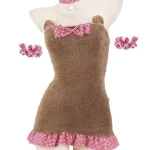 brown-bear-plush-cute-dress-2 cute plush pajamas