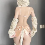 cat-cosplay-plush-cute-suit-6 a girl wear sexy cat csopaly lingerie