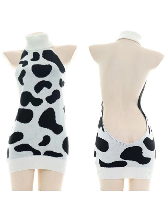 cow-cosplay-halter-sweater-6 sexy cow costume