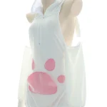 cute-hooded-plush-dress-2 cute plush pajamas