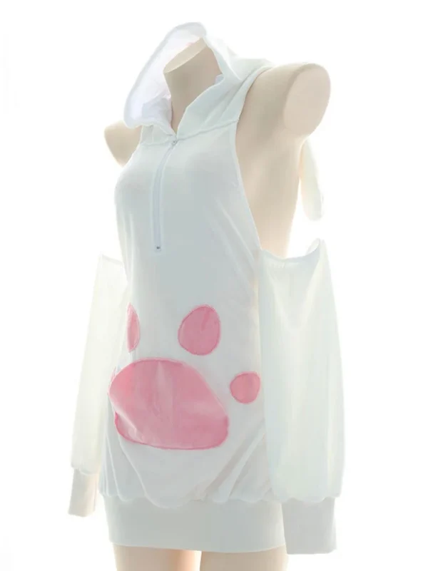 cute-hooded-plush-dress-2 cute plush pajamas