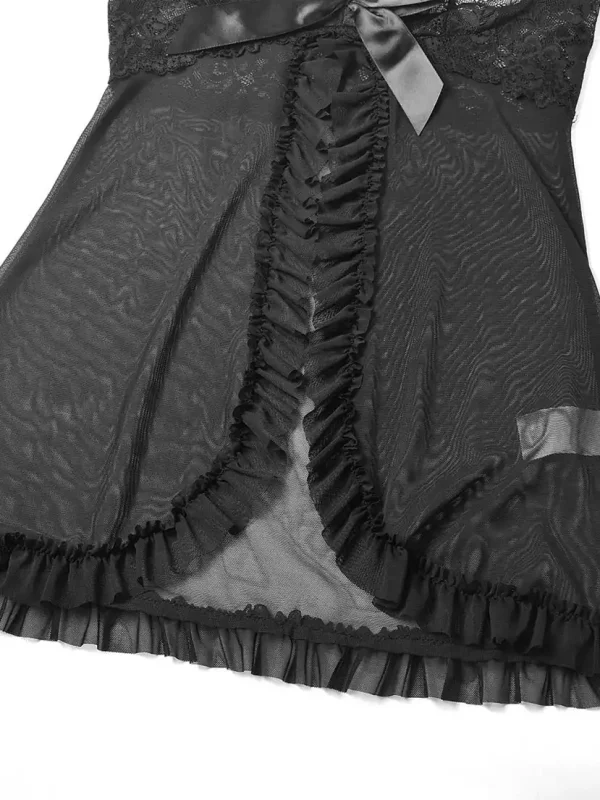 cute-lingerie-lace-babydoll-dress-suit-10 Cute Lingerie Lace Babydoll Dress Suit B1071