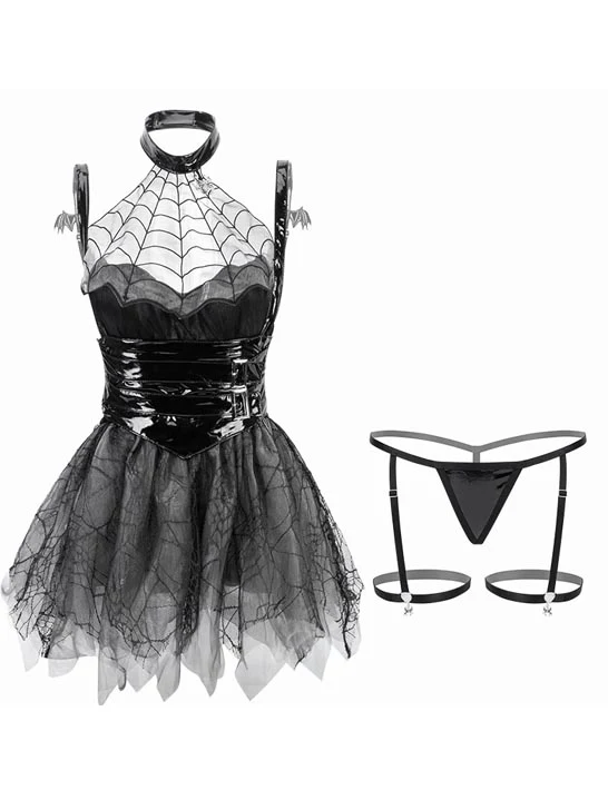 devil-cosplay-black-dress-5 a cosplay girl wear black devil cosplay costumes