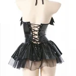 devil-cosplay-leather-strap-dress-3 sexy cosplay costumes
