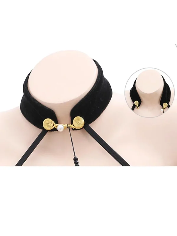 exotic-lingerie-black-velet-cheongsam-5 best lingerie website