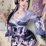 exotic-lingerie-dress-printed-kimono-5 sexy lingerie dress