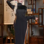 exotic-lingerie-sexy-black-cheongsam-5 exotic lingeries