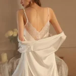 french-halter-stain-nightdress-2 halter nightwear