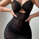 hot-lingerie-halter-mesh-hollow-dress-2 best lingerie website