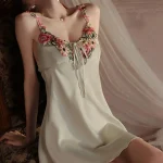 luxury-stain-flowers-nightdress-5 stain slip nightwear
